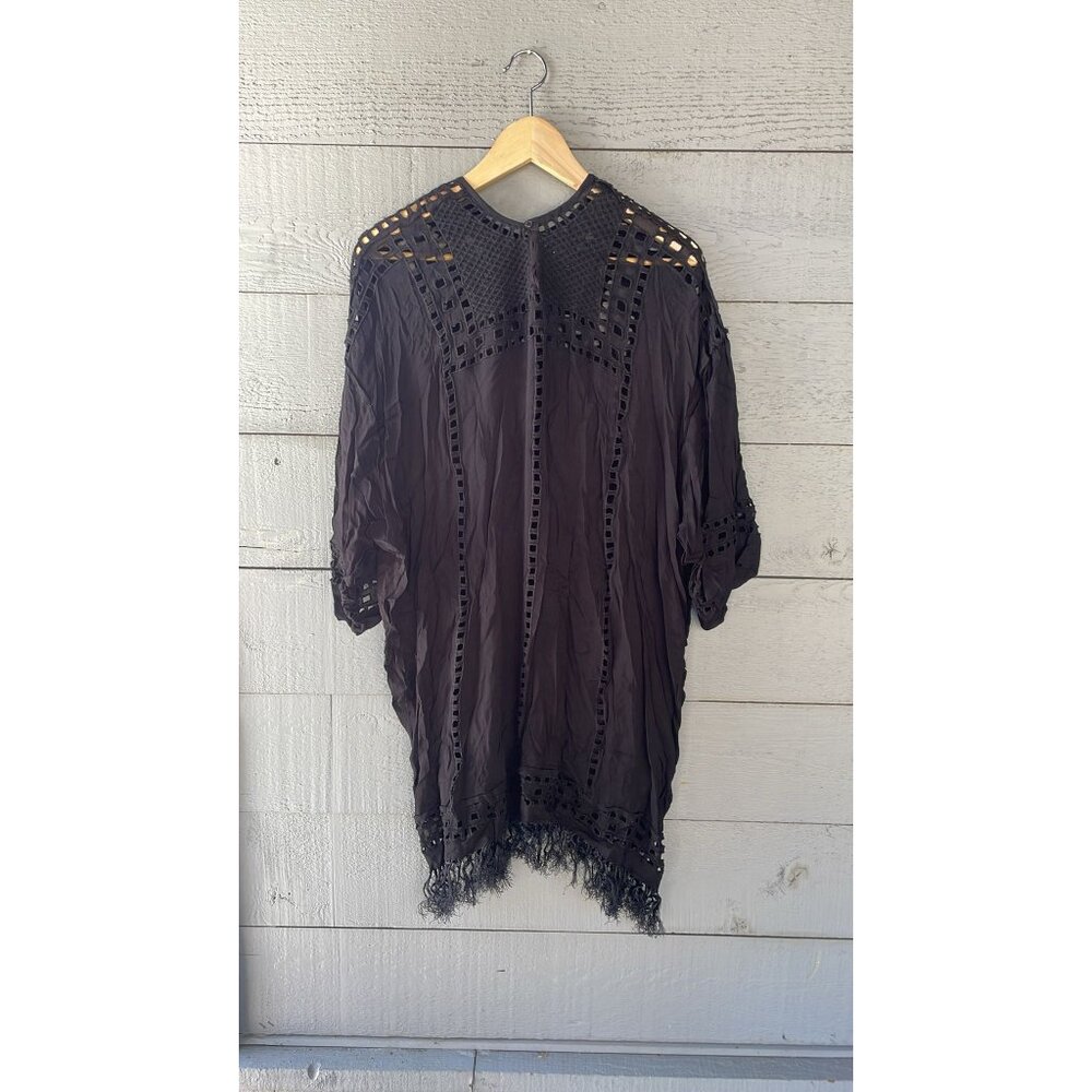 Etoile Isabel Marant Enery Mini Dress Embroidered Eyelet S